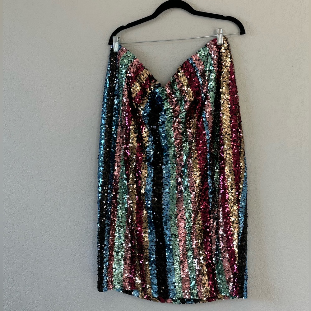 Marèe Pour Toi Sequined Pencil Skirt sz 22